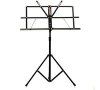 Audibax SP1 - Atril de Orquestra - Soporte para Partituras Plegable - Atril con Altura Regulable - Incluye Clip para Partituras - Altura Ajustable de 64 a 127 cm - Fabricado en Acero