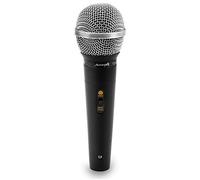 Audibax Tokyo 1600 - Micrófono de Mano Cardioide - Micrófono Dinámico para Uso Vocal - Tipo Unidireccional - Interruptor ON/Off - Baja Distorsión y Sonido Limpio - Cable XLR Hembra a Jack Incluido