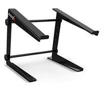 Audibax Top-5 - Soporte para Portátil - Stand para Ordenador para Cabina DJ o Estudio - Altura Regulable de 16,5 a 25,5 cm - Soporte Laptop Plegable para DJ - Fabricado en Acero