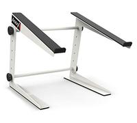 Audibax TOP-5W - Soporte para Portátil - Stand para Ordenador para Cabina DJ o Estudio - Altura Regulable de 16,5 a 25,5 cm - Funda Incluida - Soporte Laptop Plegable para DJ - Fabricado en Acero