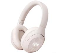 Audífonos 5.2 con función de radio FM - Auriculares inalámbricos INPHIC H1S para estudio, audio claro, almohadillas respetuosas con la piel, 12 horas de reproducción, color blanco para exámenes del