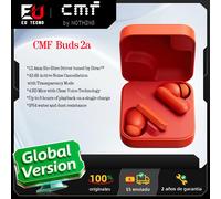Audífonos CMF Buds 2a Versión Global, Controlador de 12.4 mm, Cancelación Activa de Ruido de 42 dB, Micrófonos 4HD, IP54, Bluetooth 5.4 Orange