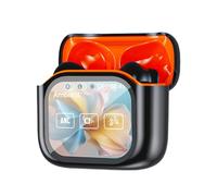 Audífonos con inteligencia artificial, auriculares traductores inalámbricos de 1.2 pulgadas para viajes, traducciones en tiempo real con cancelación inteligente de ruido, auriculares inalámbricos para