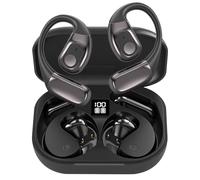 Audífonos de traducción de IA en tiempo real, auriculares traductores 3 en 1, 164 idiomas y acentos, Audifonos Traductores Inglés Español, auriculares inalámbricos de oreja abierta con funda de carga