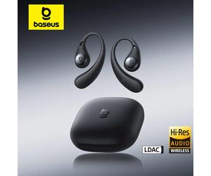 Audífonos Deportivos Baseus Eli Sport 2 de Conducción Ósea, Inalámbricos Bluetooth 6.0, con 4 Micrófonos y Llamadas Claras con IA, para Fitness y Running White