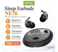 Audífonos Inalámbricos Bluetooth HTC Originales NE76 con Reducción de Ruido para Dormir, Traducción por IA, Sonido Estéreo HIFI White