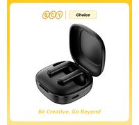 Audífonos Inalámbricos Bluetooth QCY HT05 Melobuds ANC BH21HT05A 40dB 6 Micrófonos con IA para Llamadas, Transparencia, Aplicación para Ecualizador Personalizado, 30H de Duración BLACK