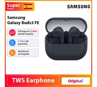 Audífonos inalámbricos originales Samsung Galaxy Buds3 FE con cancelación activa de ruido, Bluetooth 5.4, hasta 30 horas de reproducción, audio 360. Negro