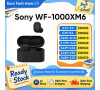 Audífonos Inalámbricos Originales Sony WF-1000XM6 con Cancelación Activa de Ruido, Bluetooth 5.3, Sonido de Alta Resolución, Conexión Multipunto, IPX4 Silver