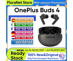 Audífonos OnePlus Buds 4 Originales, Inalámbricos, con Cancelación de Ruido AI para Llamadas, 55dB, Largo Alcance, Resistentes al Agua IP55, Portátiles Pine Shadow Green