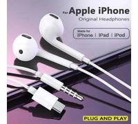 Audífonos Originales con Cable para Apple iPhone 17 Pro Max, 16, 15, 14, 13, 12, 11 Mini, USB C, Tipo C con Micrófono, Auriculares Estéreo 3.5mm Earphones