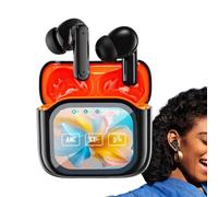 Audífonos traductores de IA, 140 idiomas en tiempo real, reconocimiento de voz inteligente, cancelación de ruido, pantalla LED, emparejamiento rápido, control táctil, uso de comunicación para viajes