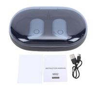 Audífonos traductores de inteligencia artificial, Bluetooth, cancelación de ruido, traducción en tiempo real, para viajes, negocios, aprendizaje (negro)