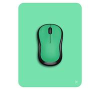 Audimi Alfombrilla de mouse pequeña de 6 x 8 pulgadas, mini alfombrilla de mouse gruesa para laptop, mouse inalámbrico, hogar, oficina, viajes, portátil y lavable (verde)
