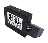 Audio Alargador Extensión Reloj Estación Pronóstico Pantalla Colorida Alarma LCD Clima Clima Digital Electrodomésticos Despertador Proyector Infantil (AS Shown, One Size)
