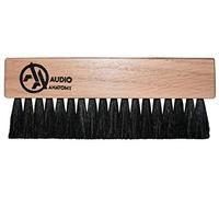Audio Anatomy - Cepillo de limpieza de vinilo de pelo de cabra y madera de roble, color natural