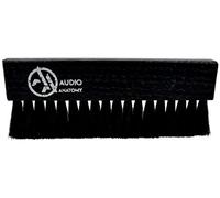 Audio Anatomía Cepillo de limpieza de vinilo hecho de pelo de cabra y madera de roble - Negro