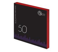 Audio Anatomy Fundas interiores 12" para vinilo; - Rojo, 50 piezas 50 rojo