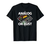 Audio Engineer Analog Or Bust Vintage Gear Camiseta