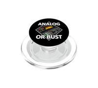 Audio Engineer Analog Or Bust Vintage Gear PopSockets PopGrip para MagSafe