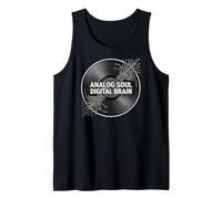 Audio Engineer Analog Soul Digital Brain Record Camiseta sin Mangas