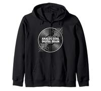 Audio Engineer Analog Soul Digital Brain Record Sudadera con Capucha