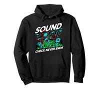 Audio Engineer Sound Check Never Ends Live Crew Graphic Sudadera con Capucha
