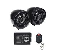 Audio estéreo en el manillar de una motocicleta, Altavoz en el manillar de una motocicleta - Altavoz de audio modificado para barra de mano de motocicleta - Altavoces de motocicleta con indicación de