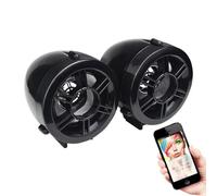 Audio estéreo para Manillar de Motocicleta,Altavoz para Manillar de Motocicleta, Altavoz Modificado con Audio estéreo para Moto, Amplificador de Audio para con Fuertes Sonidos de Alarma pa