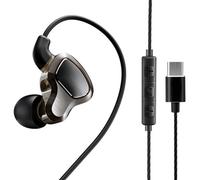 Audio excepcional, diseño ergonómico, interfaz USB tipo C: el compañero de escucha definitivo.