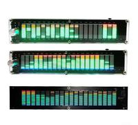 Audio para analizador de espectro, medidor VU, pantalla LED con para dsp ecualizador para visualización de música, doble canal, USB de 250 mm (sin DSP)