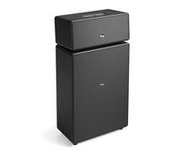 Audio Pro Altavoz Bluetooth y WiFi Inalámbrico Multiroom Potente - Speaker Grande con AirPlay2, Google Cast, Spotify Connect y HiFi - 6 Botones de Preselección - Alto Volumen Drumfire II - Negro