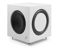 Audio Pro Subwoofer Potente con Reflejo de Graves y con Cable - Speaker Graves Profundos Amplificador Digital Clase D 200W - Transmisión de Audio y Sonido de la Televisión SW-10 - Blanco