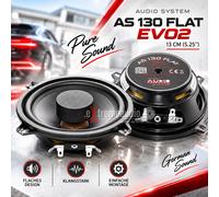 Sistema de audio AS 130 FLAT EVO2 altavoz de graves planos Kickbass 240W - 1 par