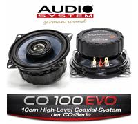 Audio System CO 100 EVO 10 cm (4") Juego de altavoces coaxiales de 2 vías -...