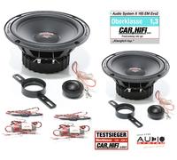 Audio System X 165 EM EVO 2 2 vías 16,5 cm (6,5") componentes conjunto de alt...