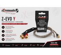 AUDIO SYSTEM Z-EVO Y RCA Cable Y-Cinch 2 x Enchufe y 1 x Acoplamiento - 2 piezas