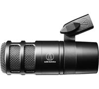 Audio-Technica 2040 Micrófono Dinámico Hipercardioide Para Podcast Negro | Micrófono dinámico hipercardioide con soporte de choque integrado y parabrisas multietapa para podcasting