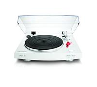 Audio-Technica AT-LP3WH Giradiscos de Alta Fidelidad Automático de Tracción por Correa, Blanco