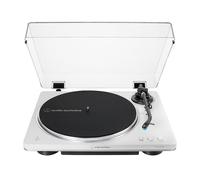 Audio-Technica AT-LP70XBT Giradiscos inalámbrico con tracción por Correa Totalmente automático (Blanco/Negro)
