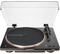 Audio-Technica AT-LP70XBT Giradiscos inalámbrico con tracción por Correa Totalmente automático (Negro/Bronce)