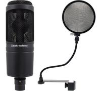 Audio-Technica 2020 Micrófono de Condensador Cardioide Negro