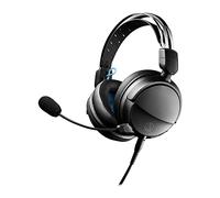 Audio-Technica ATH-GL3BK - Auriculares Ligeros para Juegos con micrófono Boom (Negro)