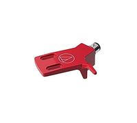 Audio-Technica - Cabezal universal AT-HS3 con elevación para dedo. 1,3 cm, cuerpo de aluminio. Tornillos de montaje incluidos (forma angular para brazos rectos), color rojo