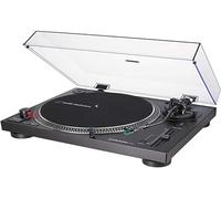 Tocadiscos - Audio Technica AT-LP120XUSBBK, 3 velocidades, 50 dB, Aluminio fundido, DC servo motor, Negro