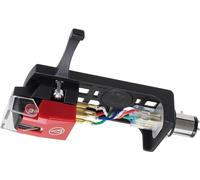 Audio-Technica VM540ML/H Cápsula estéreo de doble imán móvil con aguja Microlinear y cabezal HS10 Rojo