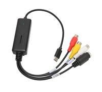 Audio USB C 2.0 para dispositivo de tarjeta de captura, video de sonido tipo C para tarjeta de captura para RCA a USB convertidor adaptador para OS X Vista 10 8