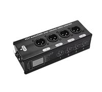 Audio XLR de 4 canales y 3 pines y DMX512 sobre extensor de cable de red, extensor de señal de red DMX512,Compatibilidad Universal