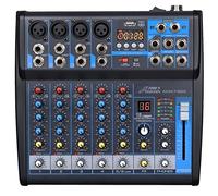 Audio2000'S AMX7303 - Mezclador de audio profesional de cuatro canales con procesador USB y DSP