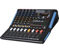 Audio2000'S AMX7303 - Mezclador de audio profesional de cuatro canales con procesador USB y DSP